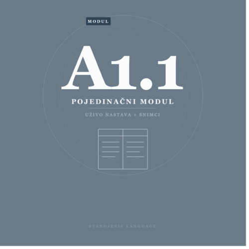 Nemački A1.1 &mdash; Pojedinačni modul