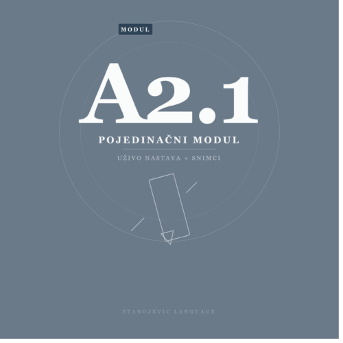Nemački A2.1 &mdash; Pojedinačni modul