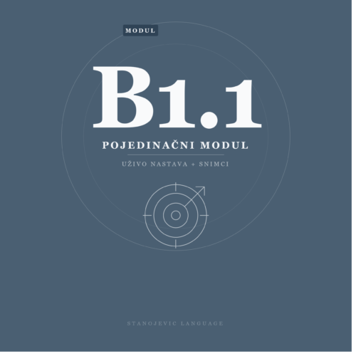 Nemački B1.1 &mdash; Pojedinačni modul