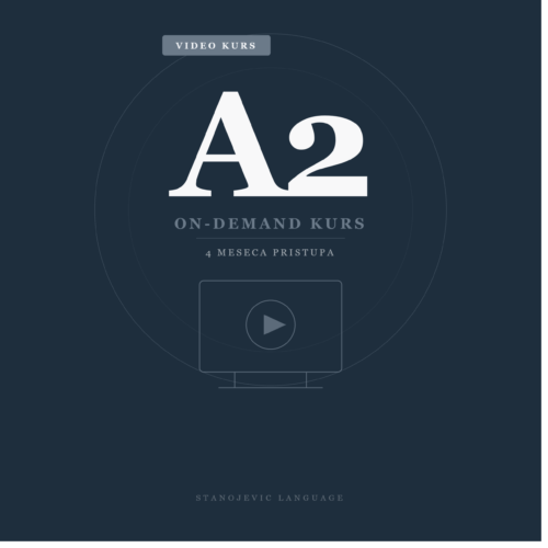 On-Demand video kurs &mdash; Nemački A2